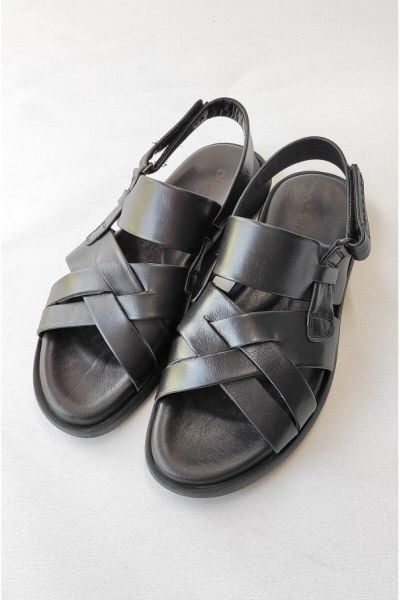 Erkek Hakiki Deri Sandalet