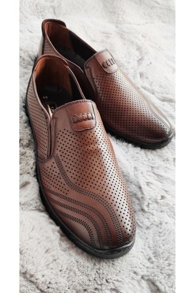 Erkek Taba Casual Desen Ayakkabı