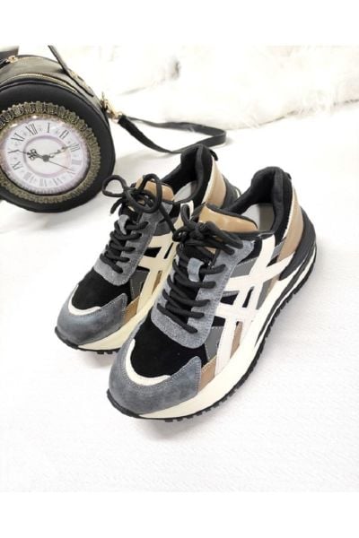 KADIN HAKİKİ DERİ İTHAL SNEAKER