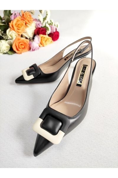 Kadın Ithal Toka Detay Stiletto