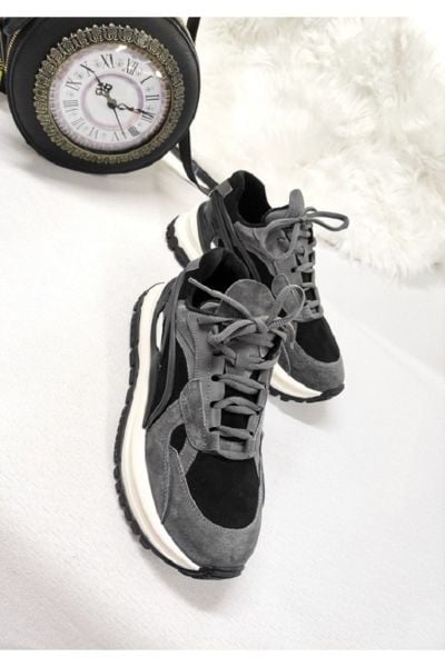 KADIN HAKİKİ DERİ İTHAL SNEAKER